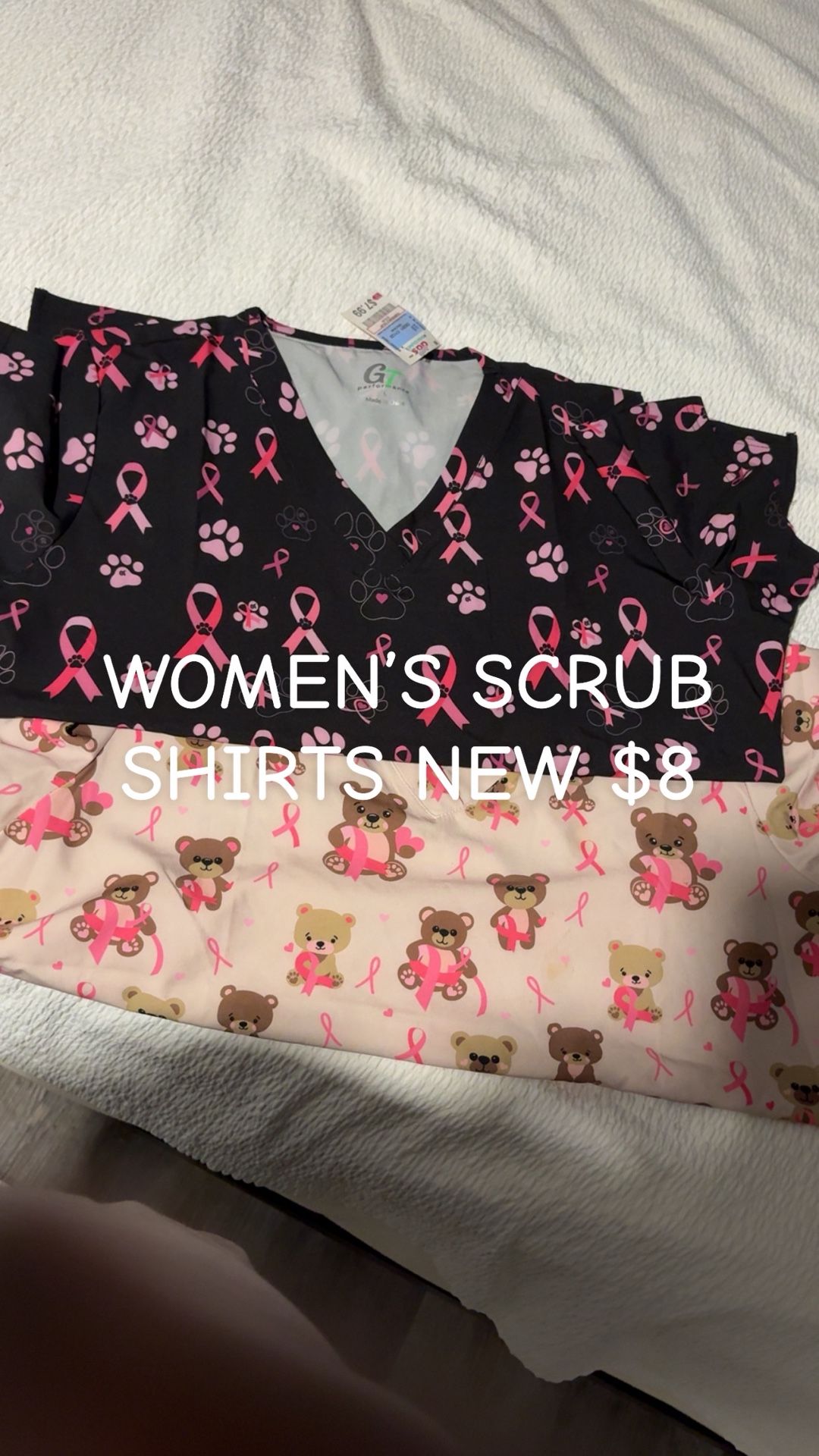 WOMENS SCRUB SHIRTS