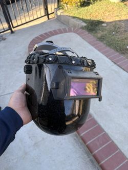Outlaw Leather Welding Helmet 