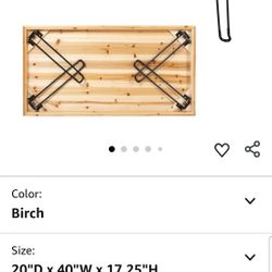 Folding Wooden Coffee Table