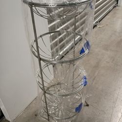 4-teired Metal Basket