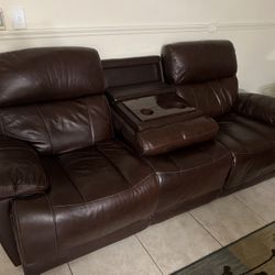Leather Couch