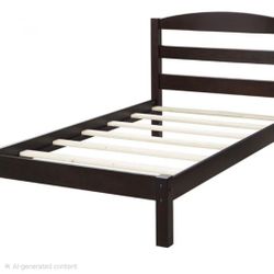 Dorel Living Braylon Twin Bed, Espresso
