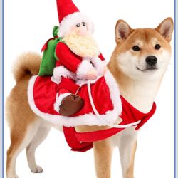 Christmas Santa Funny Pet Costume 