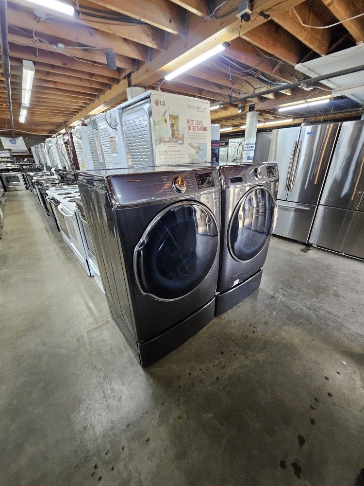 AFFORDABLE NICE GENTLY USED CERTIFIED SAMSUNG LG WHIRLPOOL GE MAYTAG BOSH ELECTROLUX FRIGIDAIRE AMANA FREE WARRANTY REFRIGERATOR WASHER DRYER STOVE