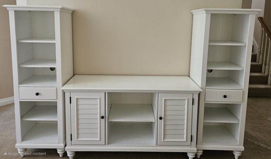 Cottage Coastal Entertainment Center Towers