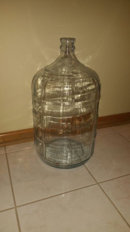 Glass Hinckley Schmidt 5 gallon Water bottle