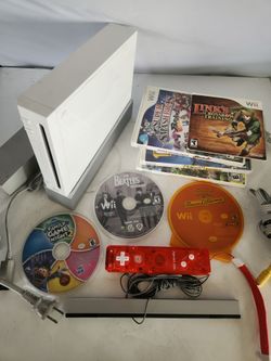 White nintendo wii