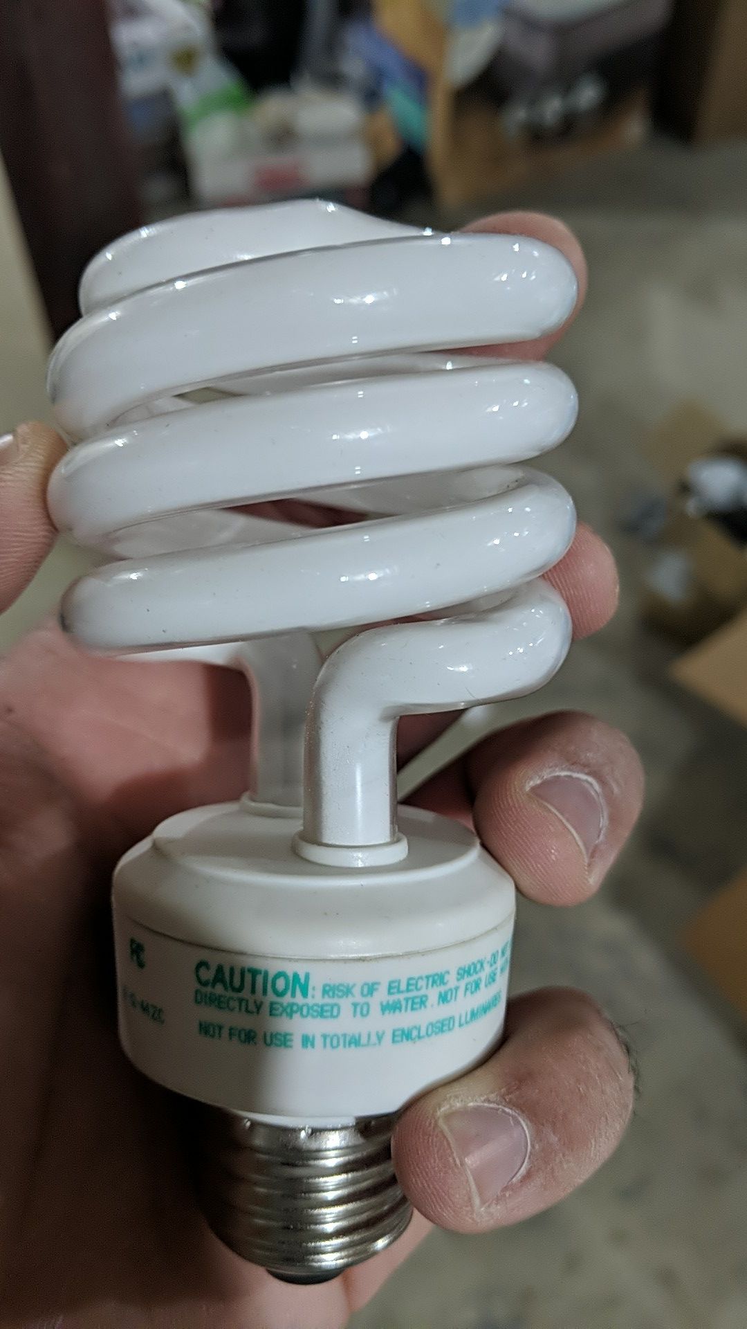 Daylight lightbulbs.