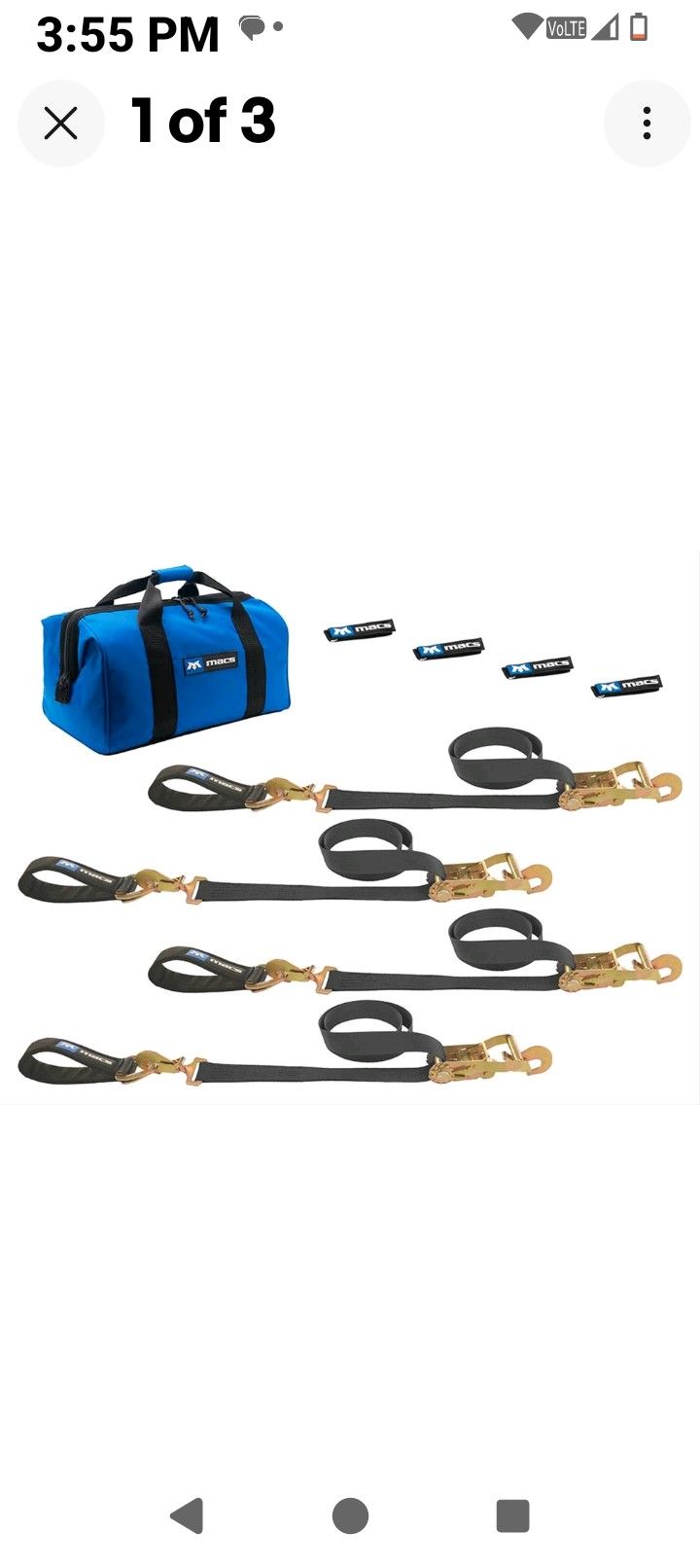 Macs Ratchet Strap Set 