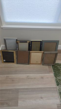 Assorted photo frames