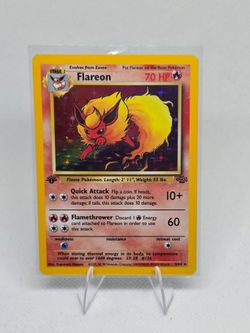 Pokemon Flareon first edition holo