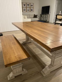 Dining Table and bench