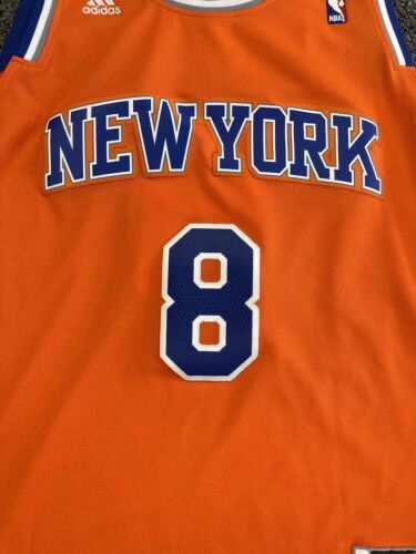 Adidas New York Knicks Jr Smith NBA Jersey Size Medium Orange