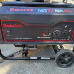  Master Craft gasoline generator