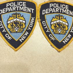 2 Police Patches
