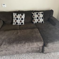 Brown Sectional Couch 