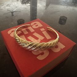 Ana Luisa Gold Cuff Bracelet 