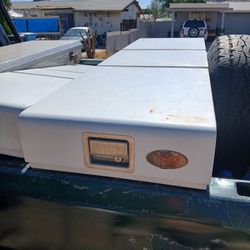 White Tool Box For A Regular Size Truck