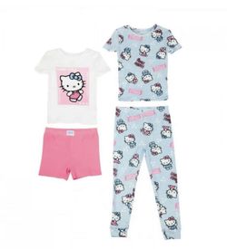 Hello Kitty 4pc Sleepwear Set