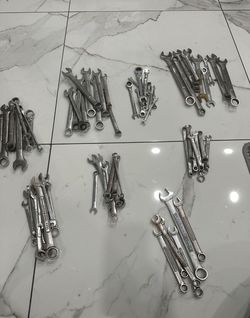 76 Pc Lot Craftsman Wrenches Mechanics Tool