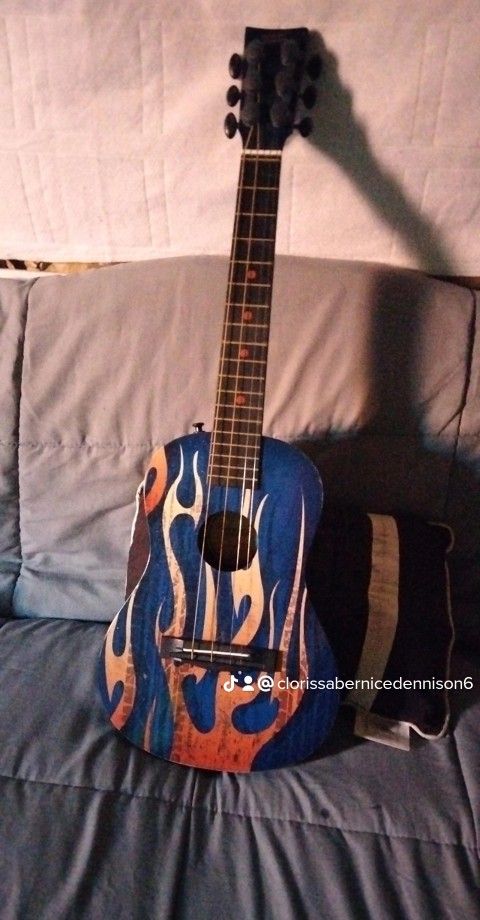 Medium Size Beginners Acoustic Guitar