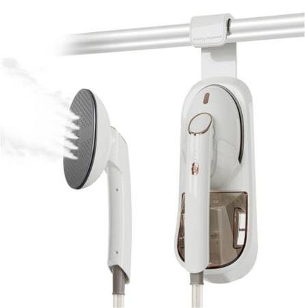 Pretty moment Steamer for Clothes, 1500W Large Soleplate Clothes Steamer Iron, Detachable 400ml Water Tank Garment Steamer Professional Steam Iron