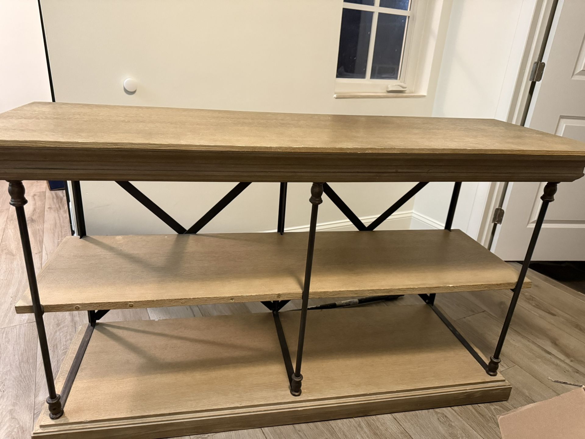 Restoration Hardware Bookshelf/ Console Table