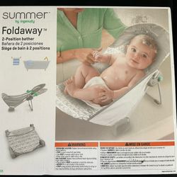 Summer Foldaway 2 Position  Baby Bather. 1-6 Mos