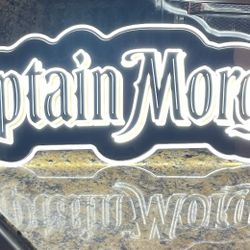 Captain Morgan Rum Spiced LED Neon Sign 23x8 Light Bar 