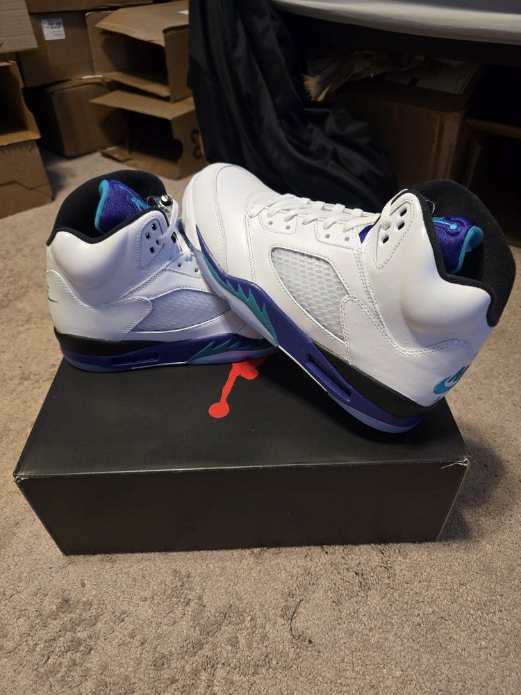JORDAN 5 GRAPE SIZE 13M, 12M,11.5M