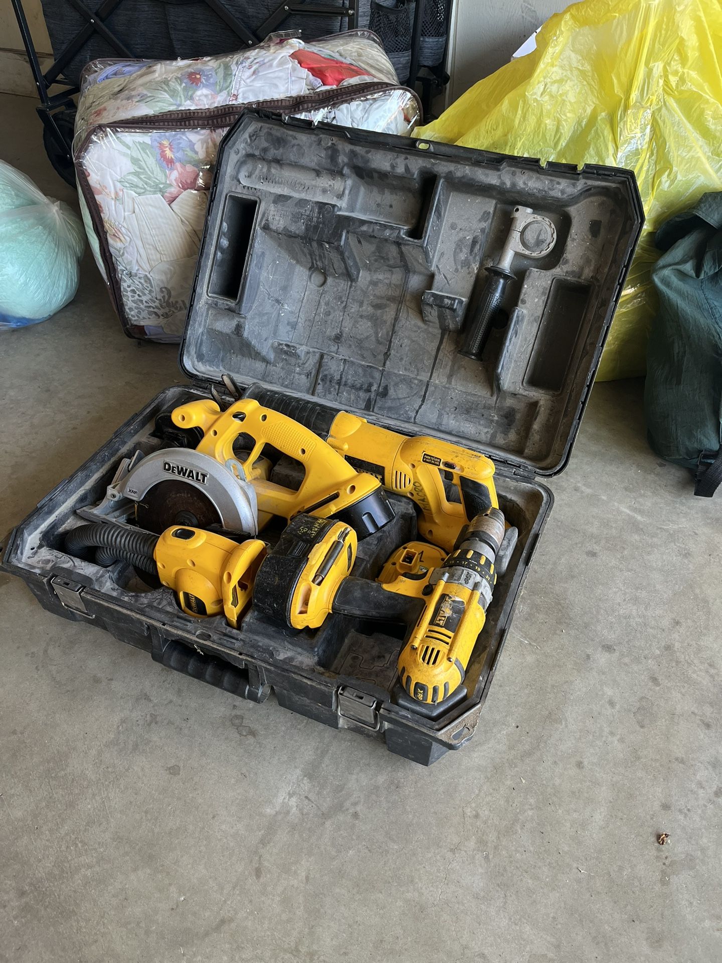 Dewalt Tools and Tool Box