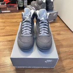 Jordan 5 Wolf grey Size 13 And 11.5 With receipt, Meet up only.