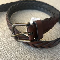 Uniqlo Brown Woven Belt