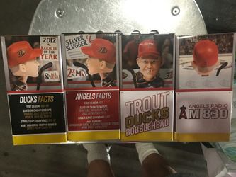 Mike Trout Bobblehead Angels Ducks Bobble Head SGA