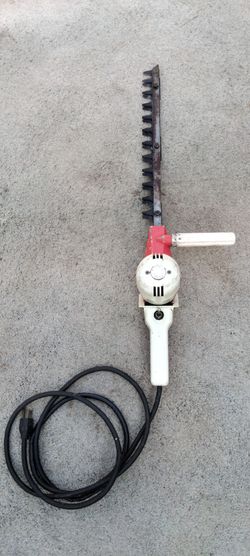 Old vintage hedge trimmer