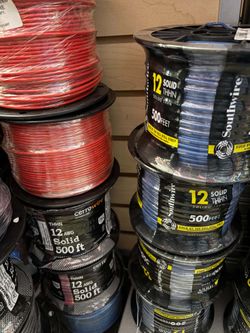 New wire cable #12 solid 500ft