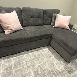 Sectional Couch w/Pull Out Bed