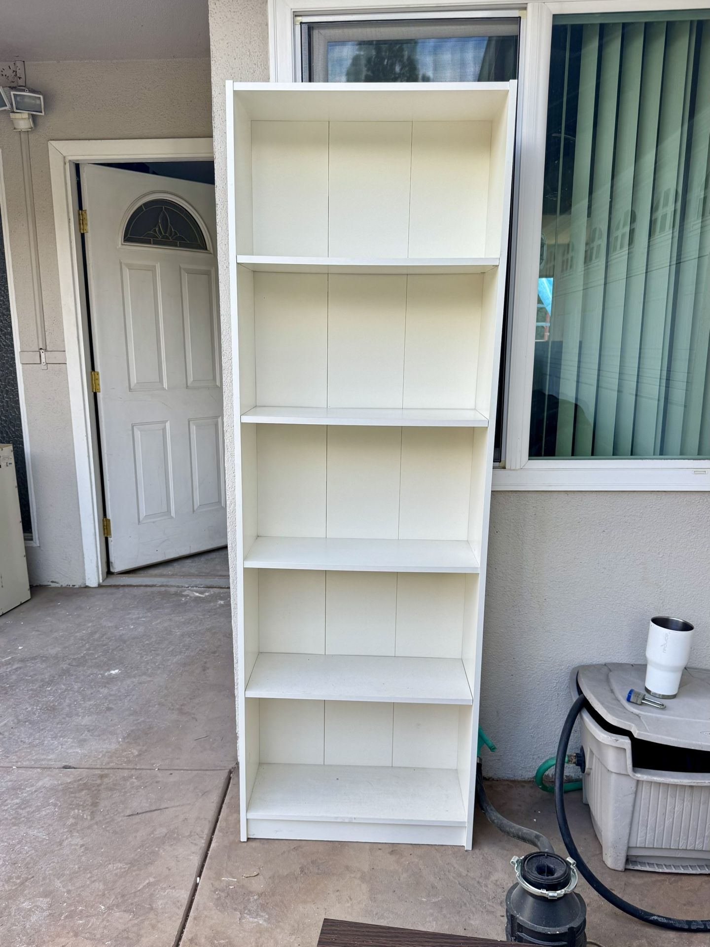 White Shelving Unit