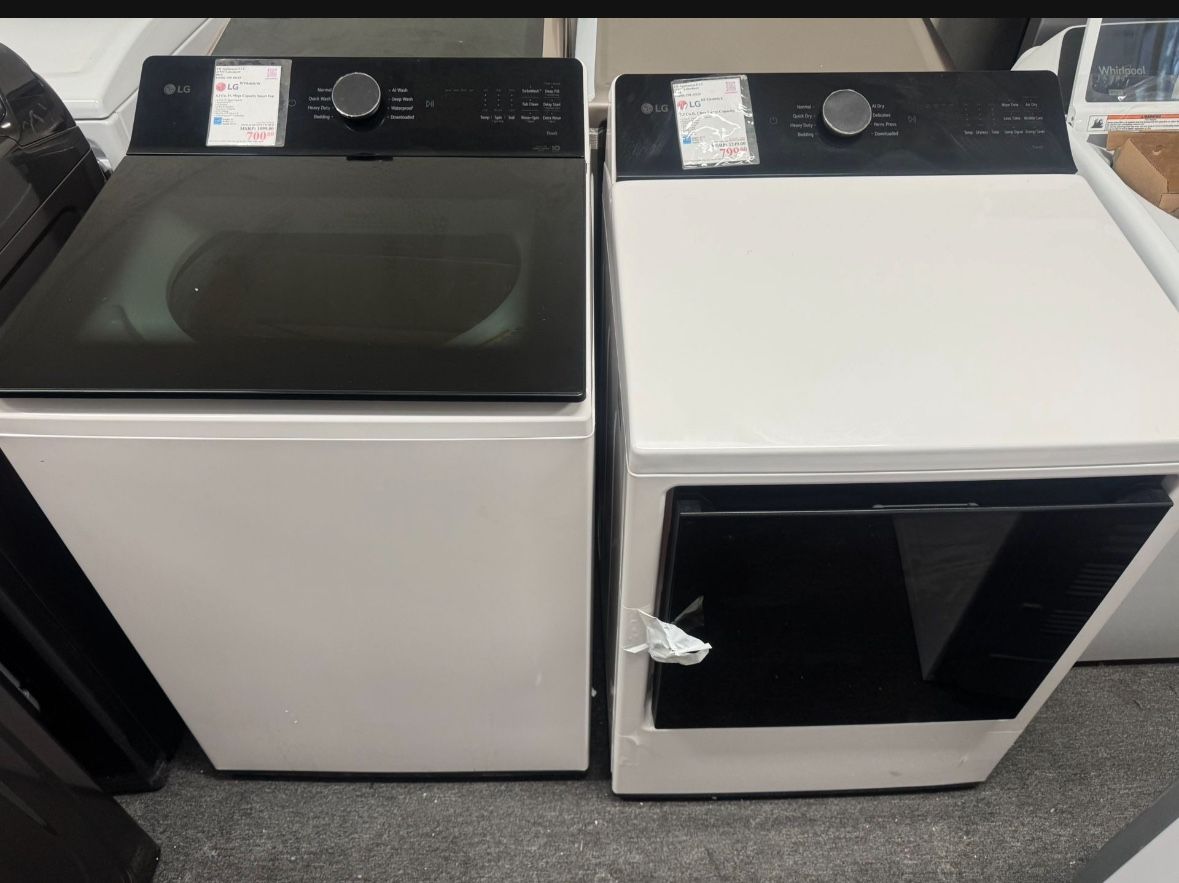 LG Washer & electric dryer New 🔥🔥🔥 $10 Dollars Down