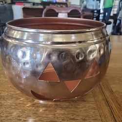 Copper Jack O Lantern Halloween