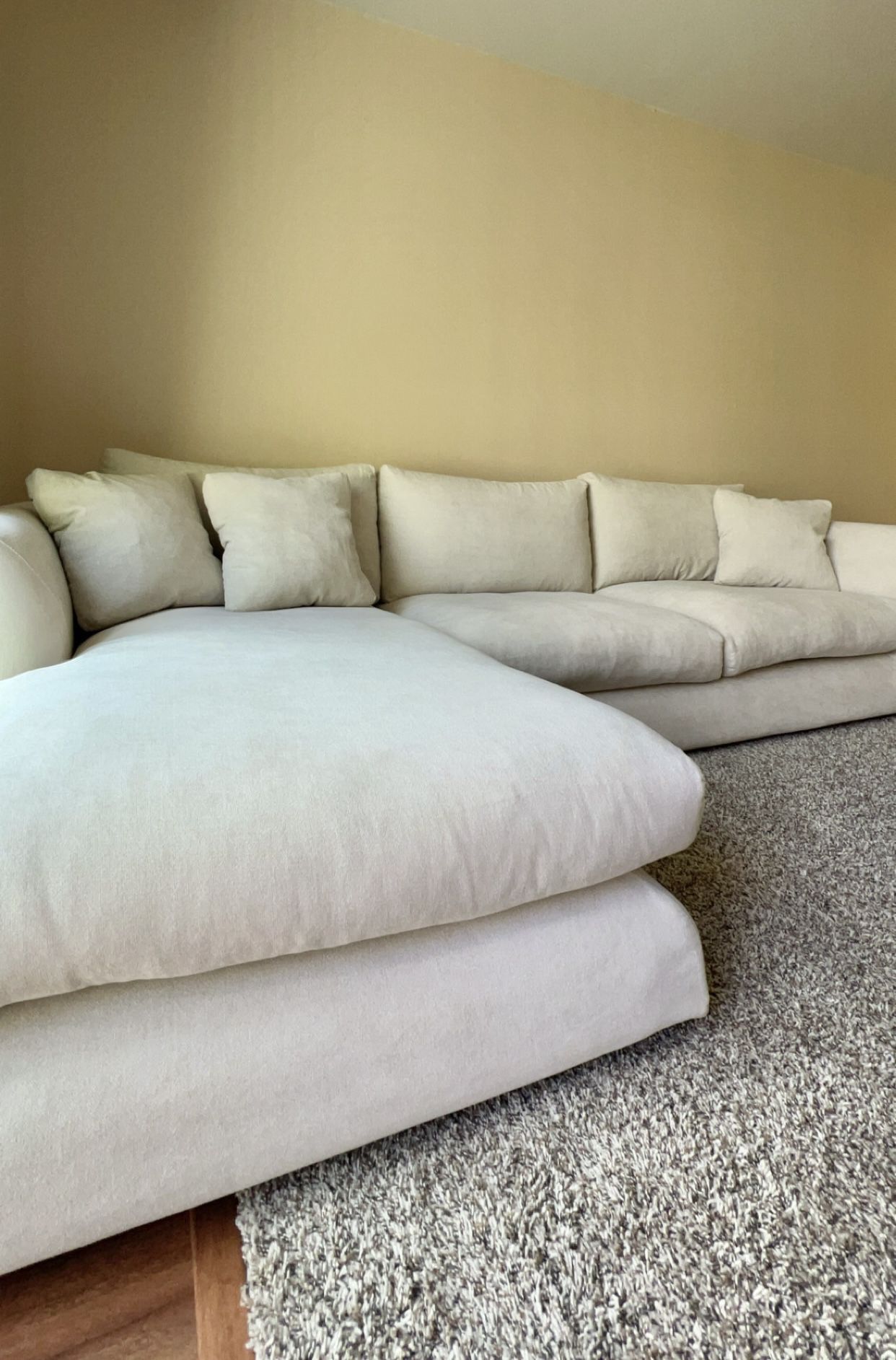 Sectional Cream White Couch