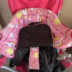 Hock On /clip On Chair Pink