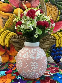 Talavera flower vase.  Talavera and clay pottery store in Norwalk ca 90650.