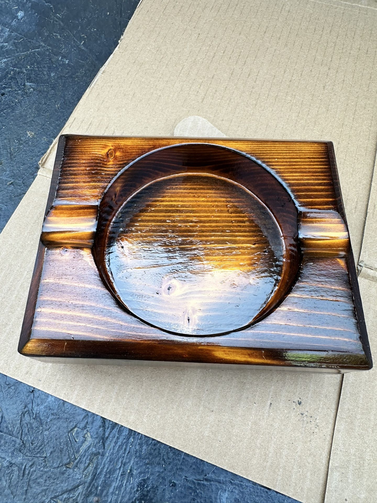 For Sale Wooden Cigar Ash Tray