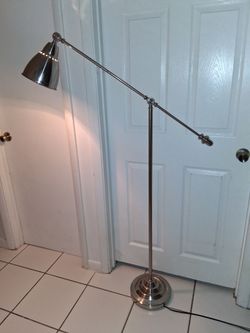 adjustable pole floor lamp (bulb included) $20 FIRM