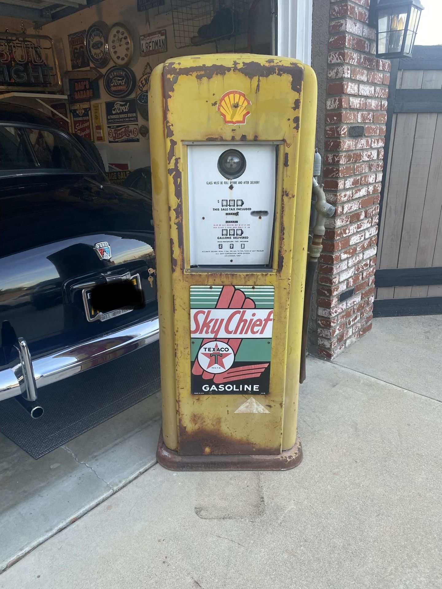 Vintage Rare A.O. Smith Gas Pump 