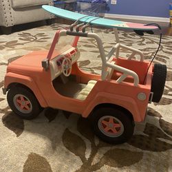 Our Generation doll jeep