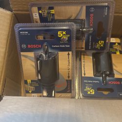 BOSCH 1&1/2” Hole Saws with Arbor. Depth 1&3/4”  (96 COUNT) 