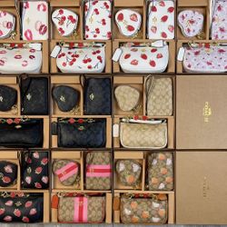 Coach Bag Kits (1 Shoulder Bag,1 Normal Wallet,1 Heart Wallet)