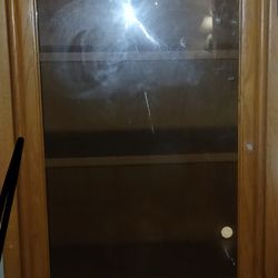 Curio Shelf With Light Reduced